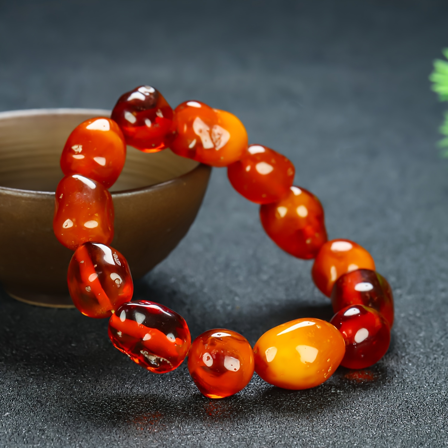 New Vintage Wax Bead Personality Bracelet